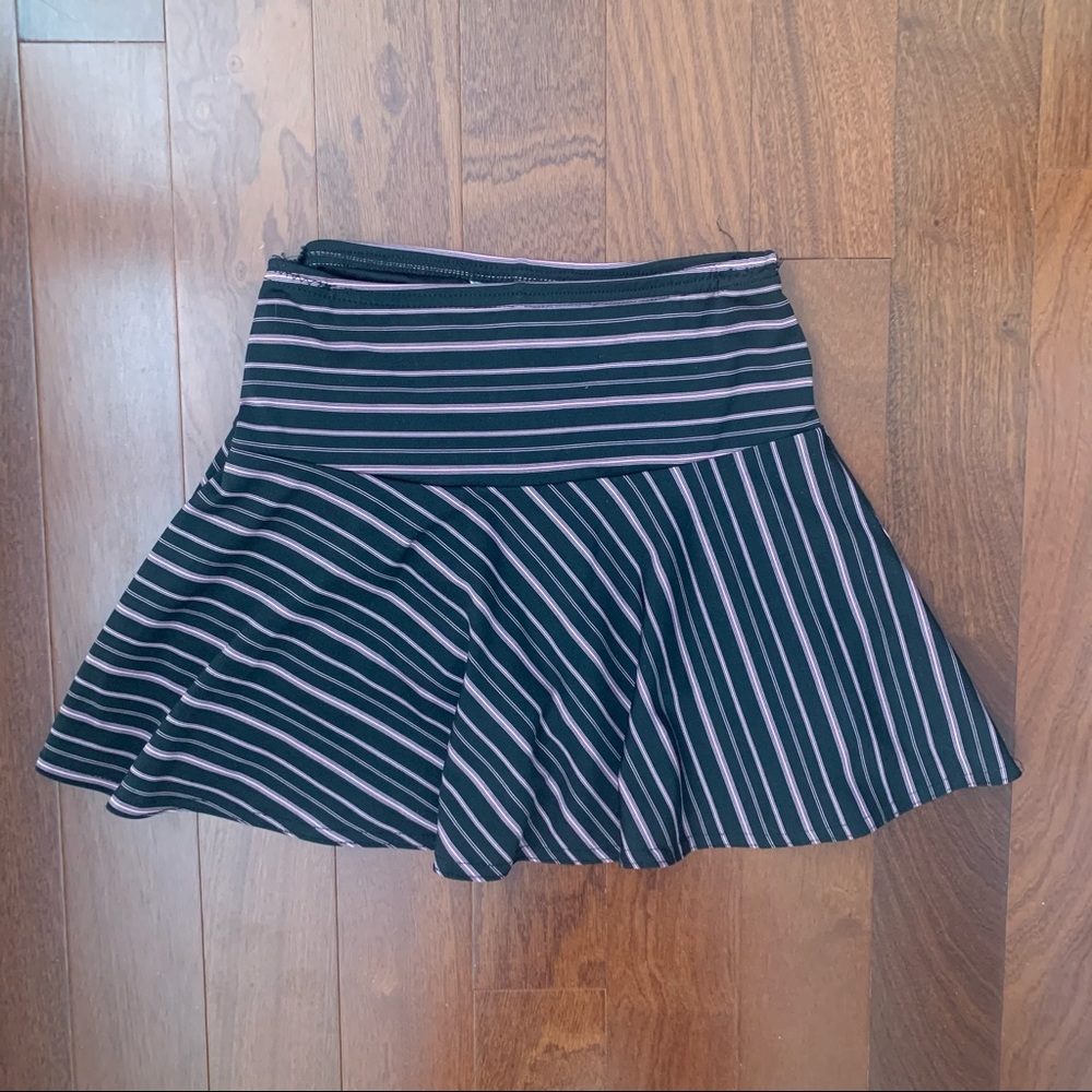 Striped Mini Skirt